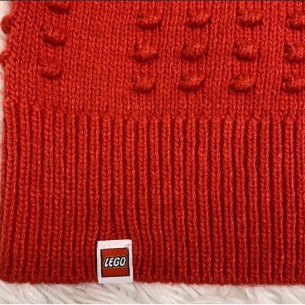 Men's Textured Orange Lego Sweater(Size Medium) - Picture 8 of 9